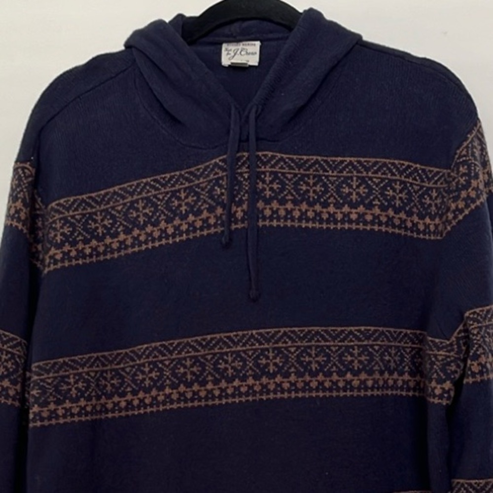 J. Crew Rugged Merino Wool Blend Sweater Hoodie